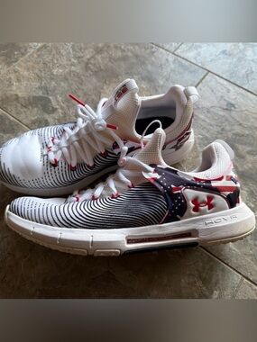 Under Armour HOVR Patriotic Athletic Sneakers